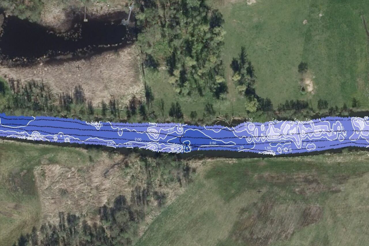 Echolotpeilung Fließgewässer